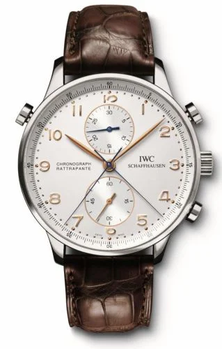 IWC Portugieser Chrono-Rattrapante Stainless Steel / Silver IW3712-01 (3712-01, IW371201)